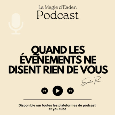 Quand les évènements ne disent rien de vous