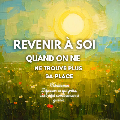 🧘 Méditation guidée profonde – Revenir à soi quand on ne trouve plus sa place