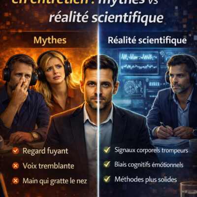 Détecter le mensonge en entretien : Mythes vs Réalité scientifique.