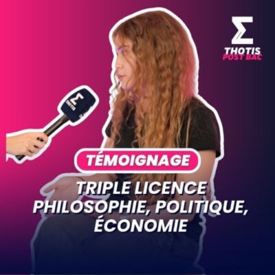 Triple Licence PPE : témoignage étudiant