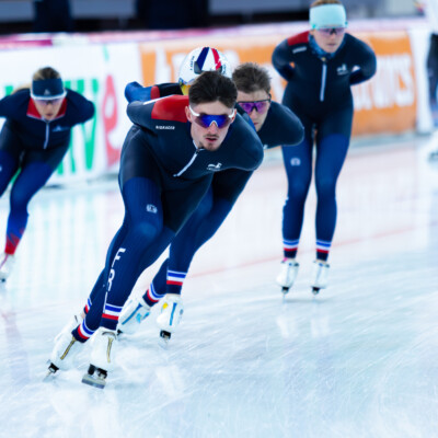 Germain Deschamps : Au Coeur de la Poursuite par Équipe en Patinage de Vitesse