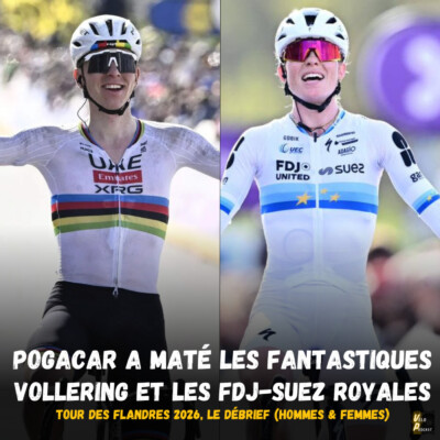 Vélo Podcast n°131 – Tour des Flandres 2026, le débrief : Pogacar a maté les fantastiques, Vollering et les FDJ United – Suez royales