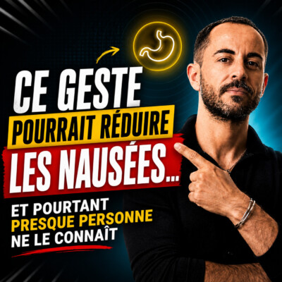 Ce geste pourrait réduire les nausées… et pourtant presque personne ne le connaît