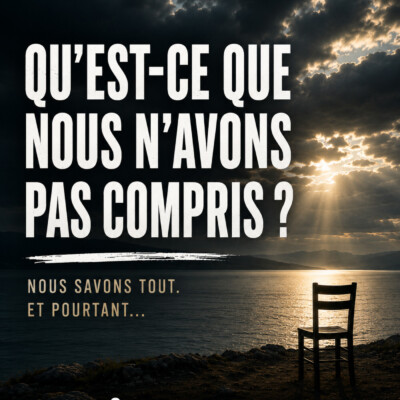 Nouvel épisode du 17/07/26 Nous savons tout… et pourtant, nous recommençons.