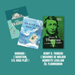 Délivrez-moi : Plongée en addicto, Pauline Aubry, Ed. Steinkis éditions + On n&rsquo;est pas bien, là ? Virginie Barbellion, Éd. Leduc + Henry D. Thoreau, Henriette Levillain, Éd. Flammarion